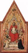 GIOTTO di Bondone The Stefaneschi Triptych: St Peter Enthroned oil painting artist